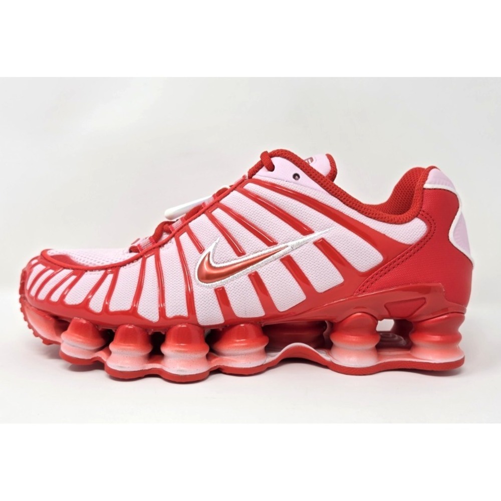 Nike Shox TL GS Youth 6.5/Women's 8 Pink Foam/Habanero Red/White-New - Picture 9 of 12